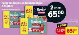 Kruidvat Pampers luiers en luierbroekjes aanbieding