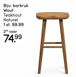 Leen Bakker barkruk aanbieding