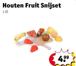 Kruidvat Houten Fruit Snijset aanbieding