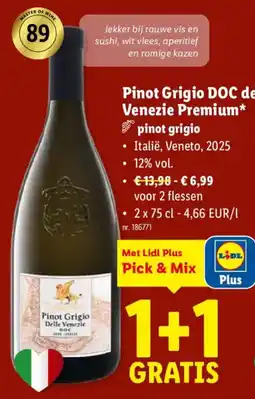 Lidl Pinot Grigio DOC delle Venezie Premium aanbieding