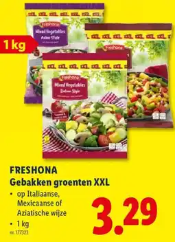 Lidl Freshona Gebakken groenten XXL aanbieding