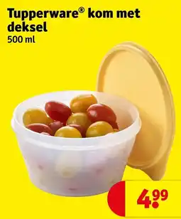 Kruidvat Tupperware kom met deksel aanbieding