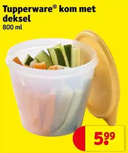 Kruidvat Tupperware kom met deksel aanbieding