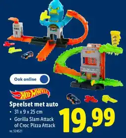Lidl Speelset met auto aanbieding
