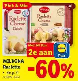 Lidl Milbona Raclette aanbieding