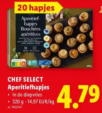Chef select aperitiefhapjes