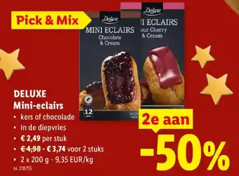 Deluxe mini-eclairs