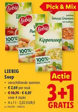 Lidl Liebig Soep aanbieding