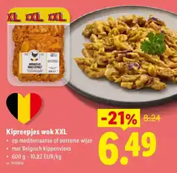 Lidl Kipreepjes wok XXL aanbieding