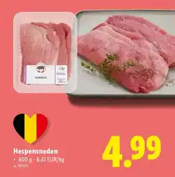 Lidl Hespensneden aanbieding
