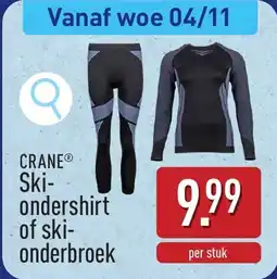 ALDI Crane Ski Ondershirt of ski Onderbroek aanbieding
