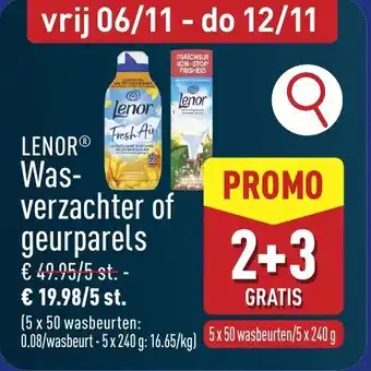 Lenor Wasverzachter of Geurparels
