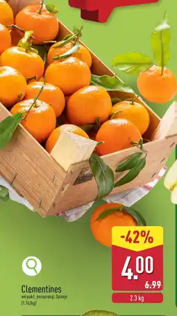 ALDI Clementines aanbieding