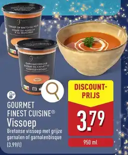 ALDI Gourmet Finest Cuisine Vissoep aanbieding