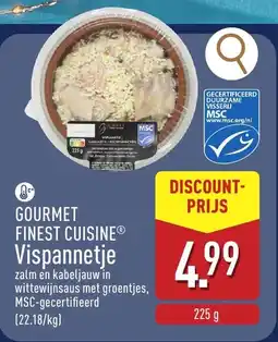 ALDI Gourmet Finest Cuisine Vispannetje aanbieding