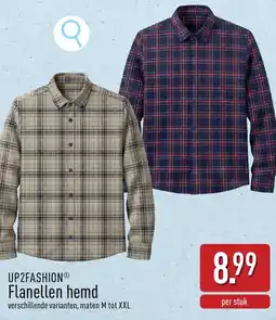 ALDI Up2Fashion Flanellen Hemd aanbieding