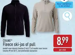 ALDI Crane Fleece Ski-Jas of Pull aanbieding