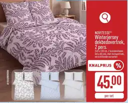 ALDI Novitesse Winterjersey Dekbedovertrek, 2 pers. aanbieding