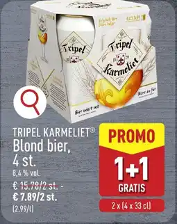 ALDI Tripel Karmeliet Blond Bier 8,4% vol aanbieding