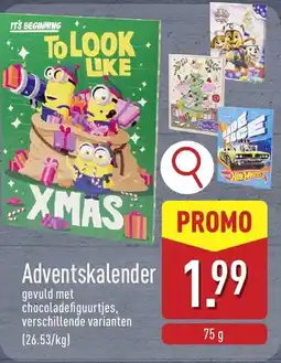 ALDI Adventskalender aanbieding