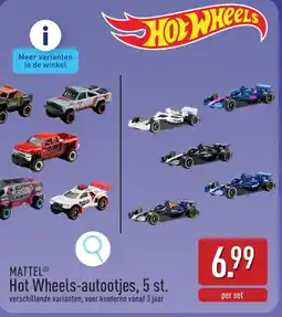 ALDI Mattel Hot Wheels-Autootjes aanbieding