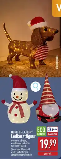 ALDI Home Creation Ledkerstfiguur aanbieding