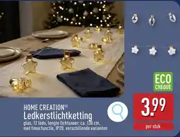 ALDI Home Creation Ledkerstlichtketting aanbieding