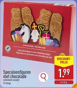 ALDI Speculoosfiguren met Chocolade aanbieding