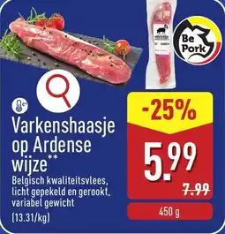 ALDI Varkenshaasje op Ardense Wijze aanbieding
