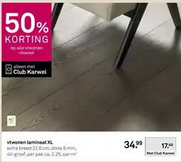 Karwei vtwonen laminaat XL aanbieding
