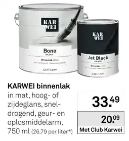 Karwei KARWEI binnenlak aanbieding