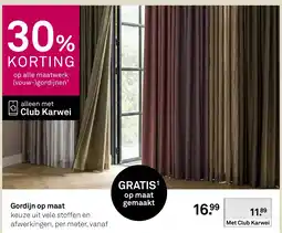 Karwei Gordijn op maat aanbieding