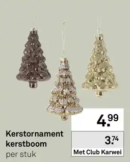 Karwei Kerstornament kerstboom aanbieding