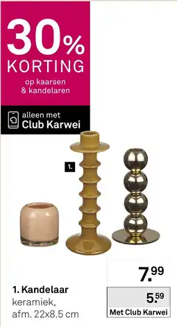 Karwei Kandelaar aanbieding