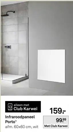 Karwei Infraroodpaneel Porto aanbieding