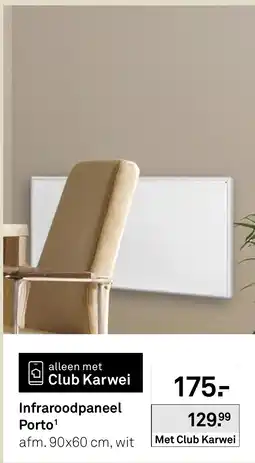 Karwei Infraroodpaneel Porto aanbieding