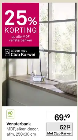 Karwei Vensterbank aanbieding