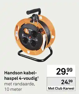 Karwei Handson kabelhaspel 4-voudig aanbieding