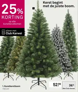 Karwei Kunstkerstboom aanbieding