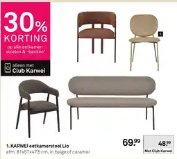 Karwei KARWEI eetkamerstoel Lio aanbieding