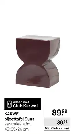 Karwei bijzettafel Suus aanbieding