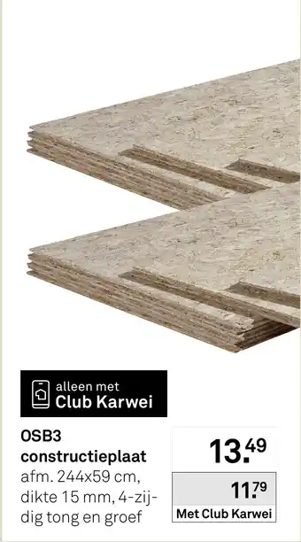 OSB3 constructieplaat