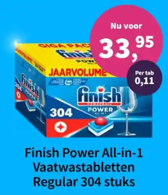 Finish Power All-in-1 Vaatwastabletten
