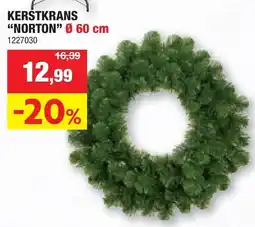 Hubo Kerstkrans norton aanbieding