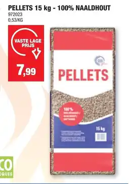 Hubo pellets aanbieding