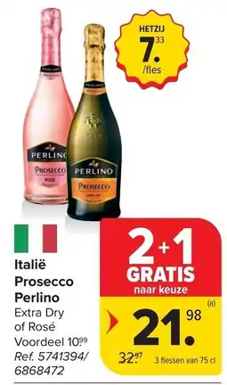 Carrefour Italië Prosecco Perlino aanbieding