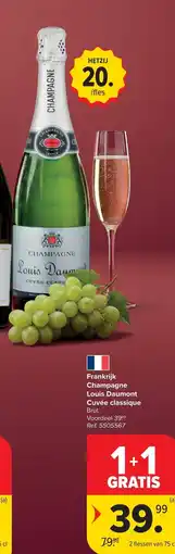 Carrefour Champagne Louis Daumont aanbieding