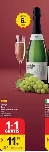 Carrefour Spanje Cava Montañas Rocosas aanbieding