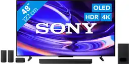 Coolblue Sony Bravia 6 48 OLED (2026) + Sony Bravia Theatre System 6 Noir aanbieding