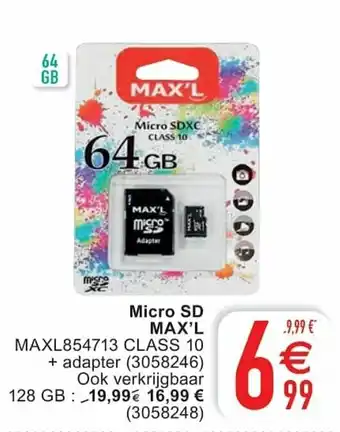Cora Micro SD Max'L aanbieding